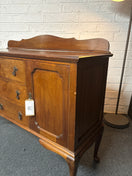 Switch Antique mahogany stained 2 door 3 drawer sideboard (H 1100 x W 1220 x D 500 mm) 1225 2 image