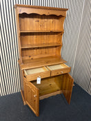 Switch Natural pine all top open 2 door 2 drawer kitchen dresser (H 178 x W 91 x D 40 cm) 2425 3 image