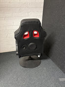 Switch Xrocker black fabric gaming chair swivel base 2225 2 image