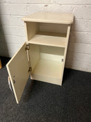Switch Wooden white painted 1 door small bedside locker 3225 3 image