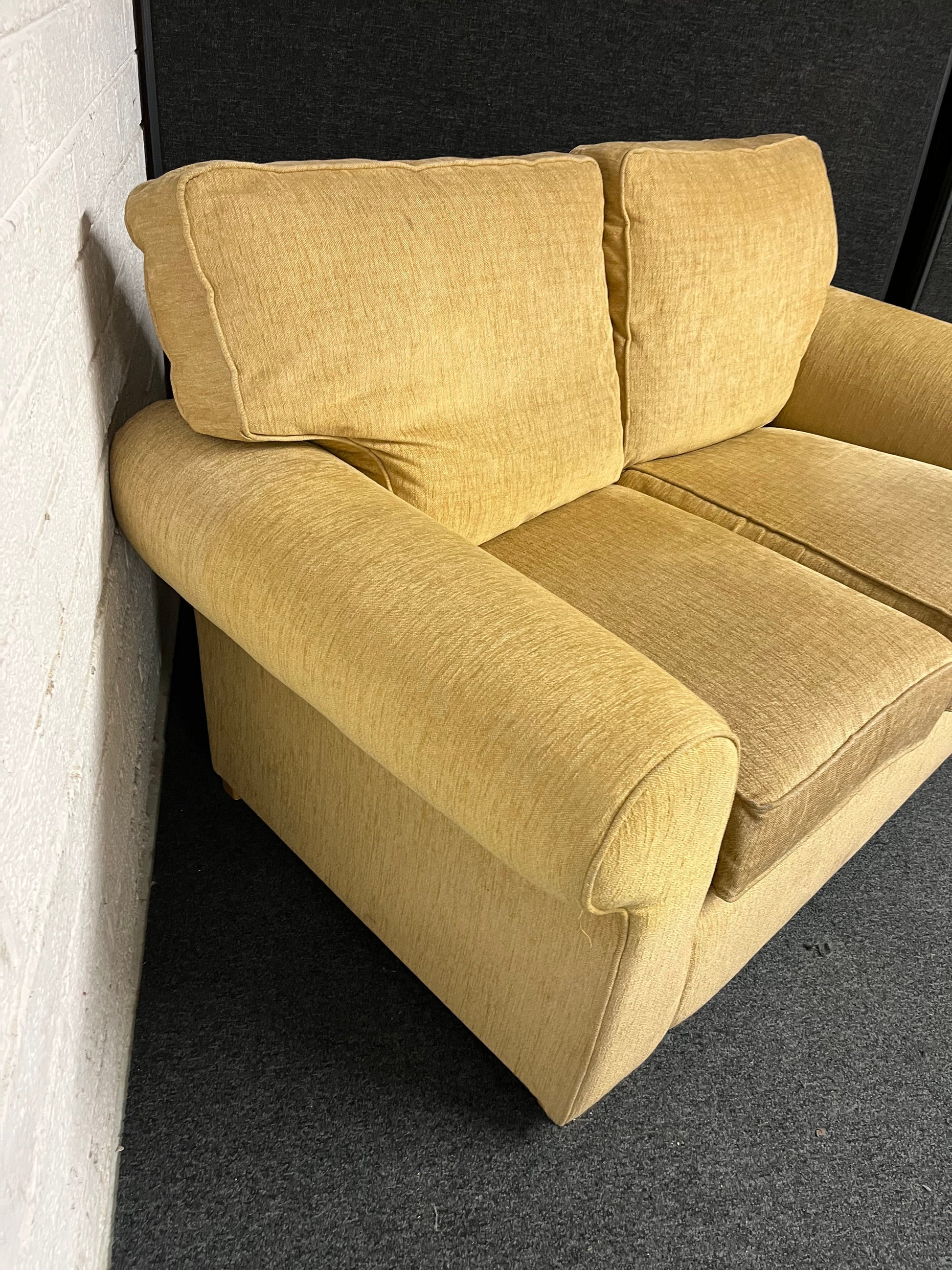 Cream fabric 2 seater sofa  1225
