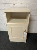 Switch Wooden white painted 1 door small bedside locker 3225 2 image