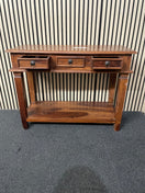 Mahogany 3 drawer bedside locker matching (SET OF 2)  44780