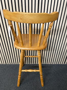 Switch Tall rubberwood high bar stools with back 2425 3 image