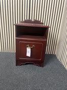 Mahogany 1 door bedside locker  44650