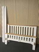 Switch 4Ft 6 high end cream and oak double bed frame 1325 2 image