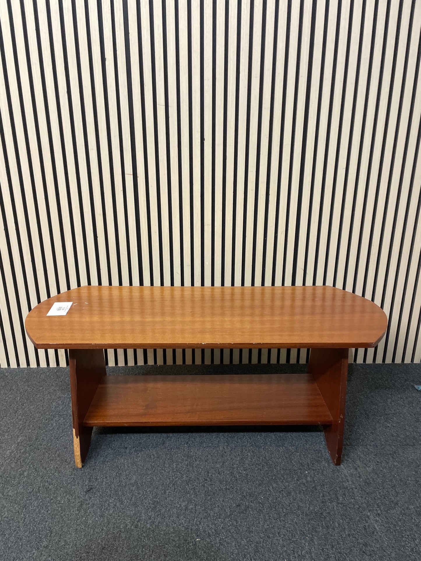 dark wood laminate coffee table  3126