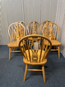 Switch Solid Pine spindle back dining chair (SET OF 6) 1226 3 image