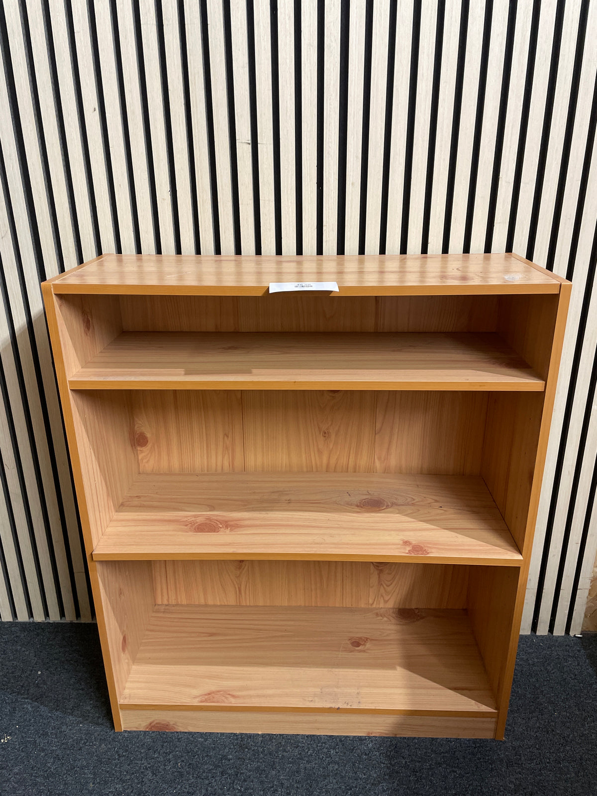 Low light beech bookcase  44421
