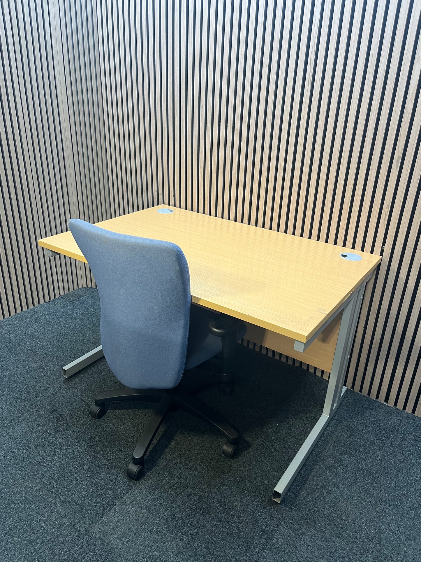 Budget Desk + Swivel Chair Bundle