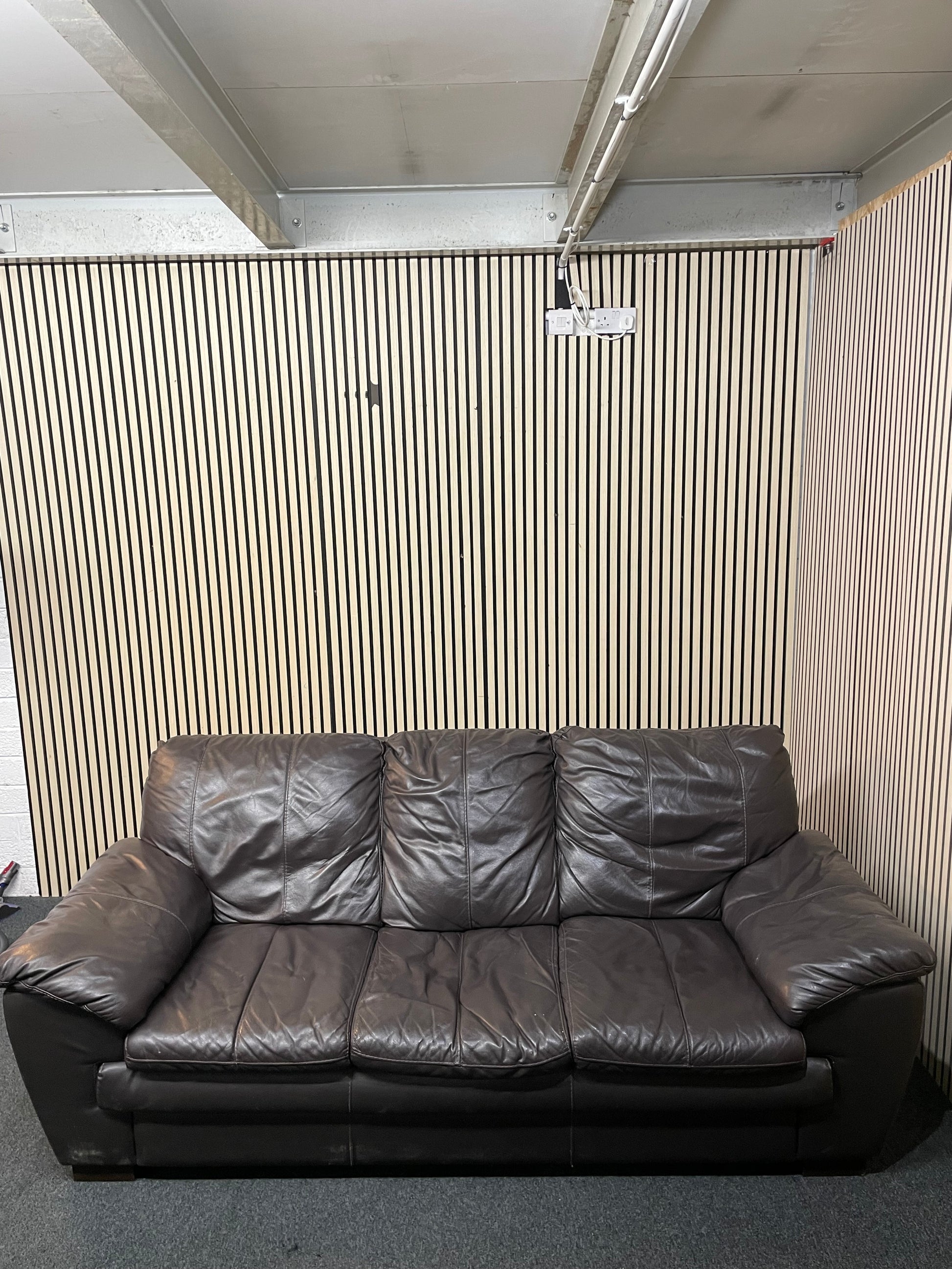 3+2 dark brown sofa real leather sofa suite 3126