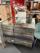 Switch Large Stainless steel framed Ex Hotel Stock Rectangular mirror
Dims (H 95 x W 60 cm) 2 image