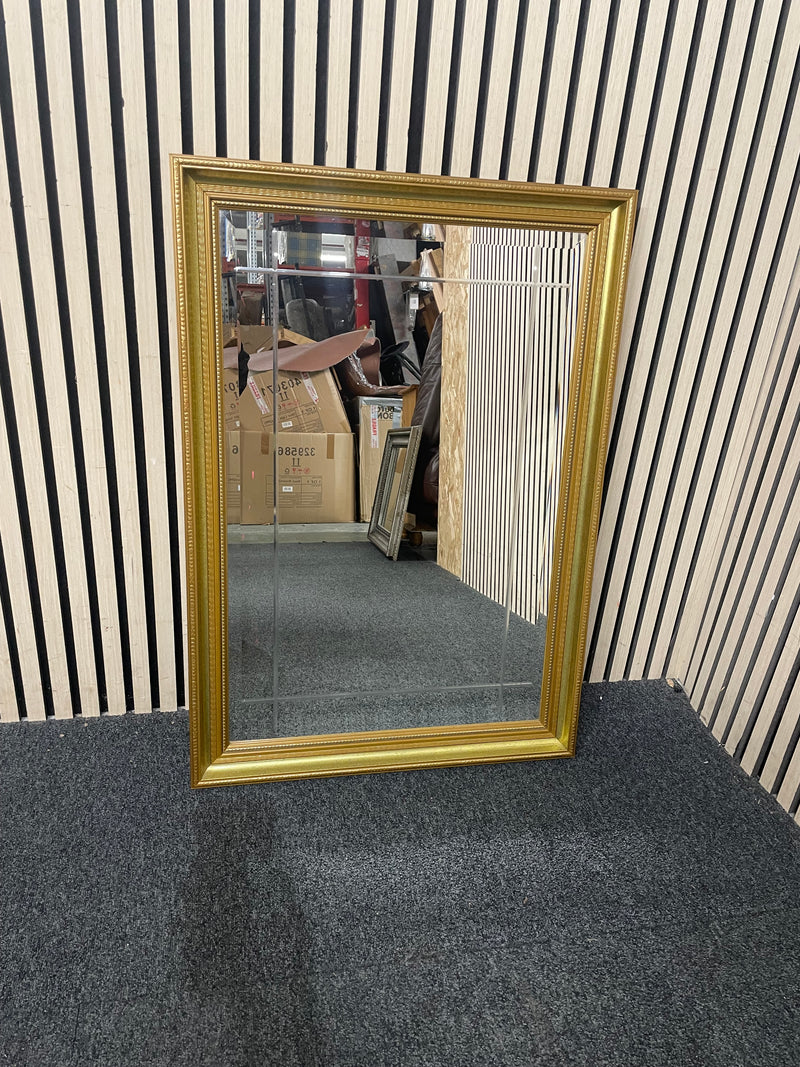 Ornate gold framed mirror  44625
