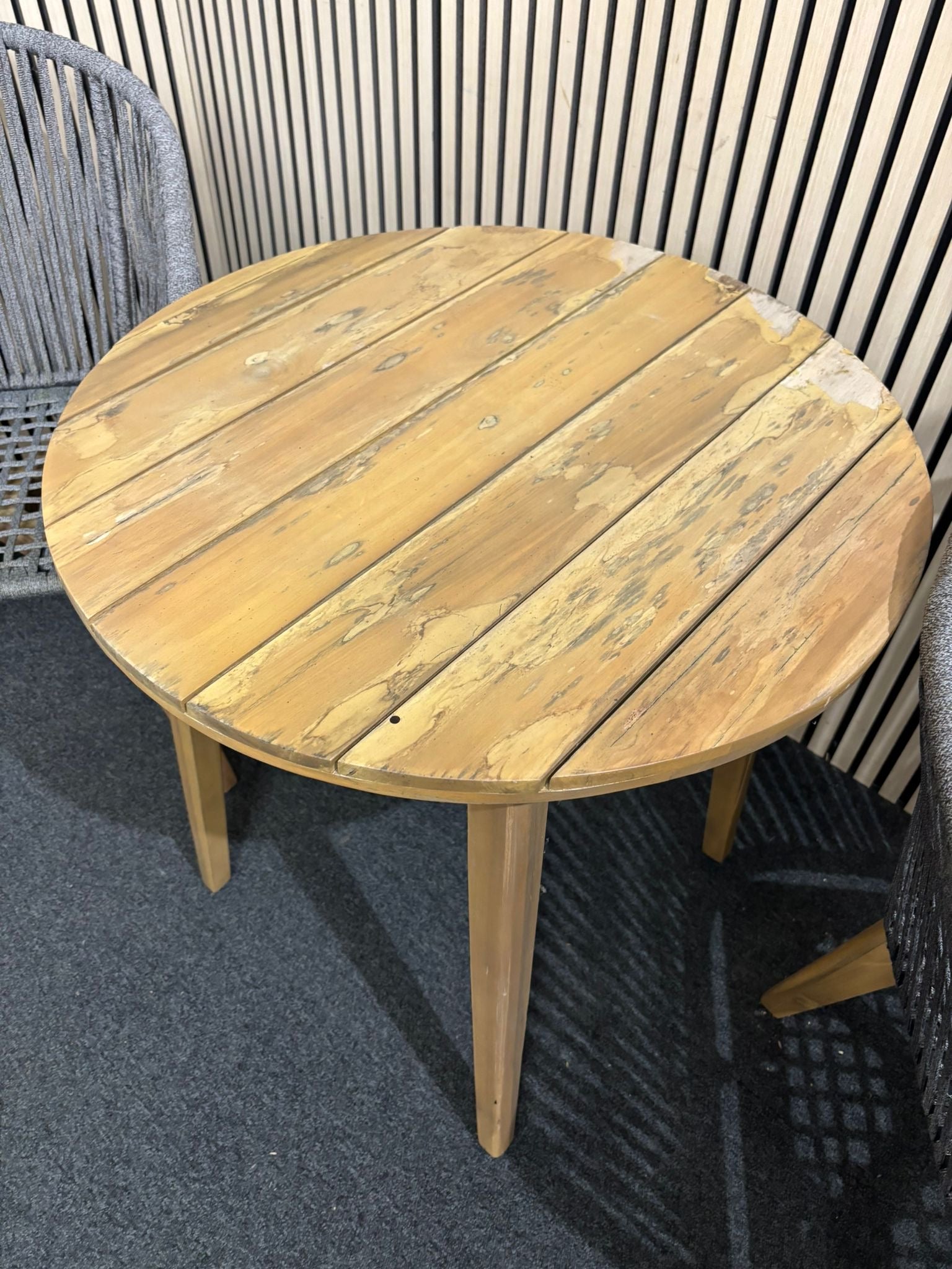 Outdoor wicker chairs and coffee table set 2226