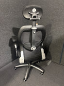 Switch NEW Sandro mesh back executive chair with black air mesh seat, height adjustable arms, 5 star base. PRICE INC VAT 2 image