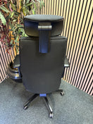 Switch Hatha high back posture task chair with black fabric seat and back, headrest &amp; adjustable arms 3 image