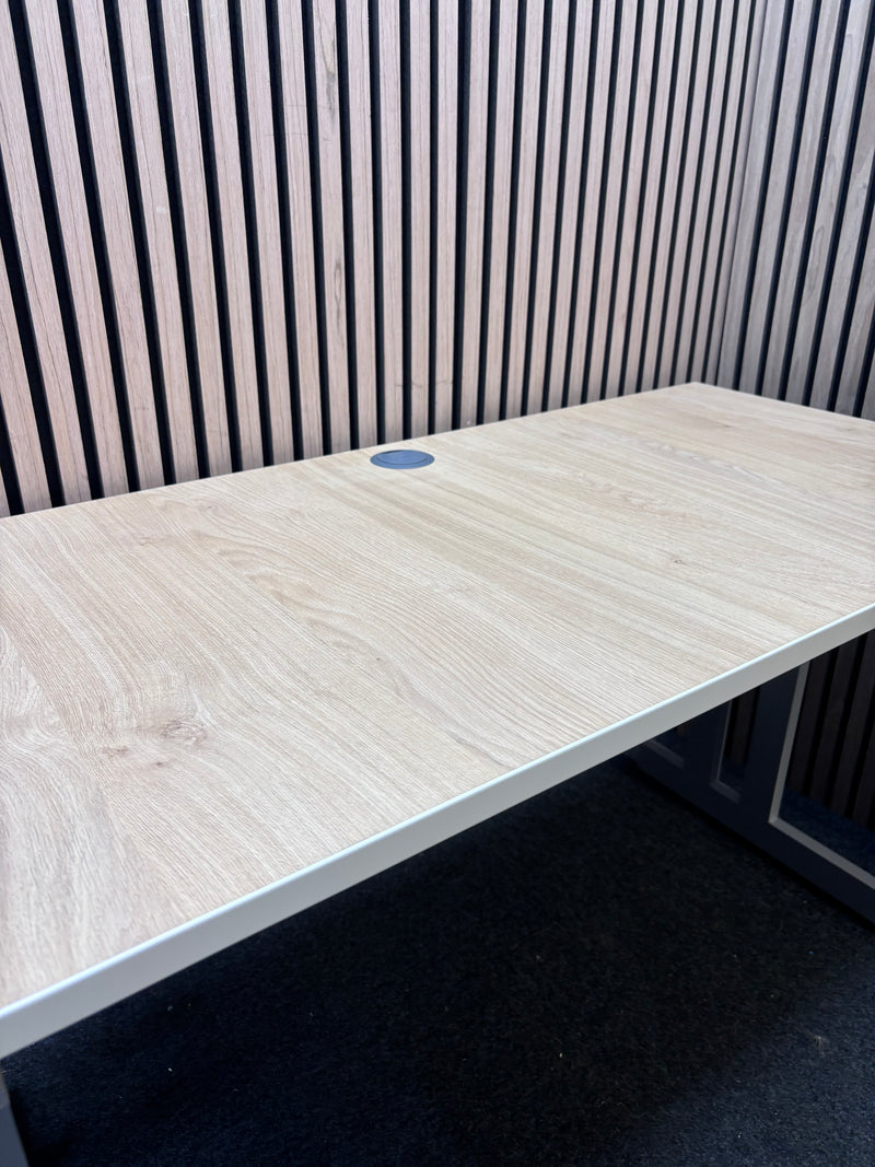 New 1200x600 kendal light oak study desk