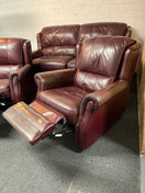 Switch 3+1+1 Real wine leather sofa suite with reclining armchairs (W 190 x D 110 cm) 3225 3 image
