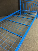 Switch 3ft blue powder coated metal framed bunk bed frame 1225 3 image