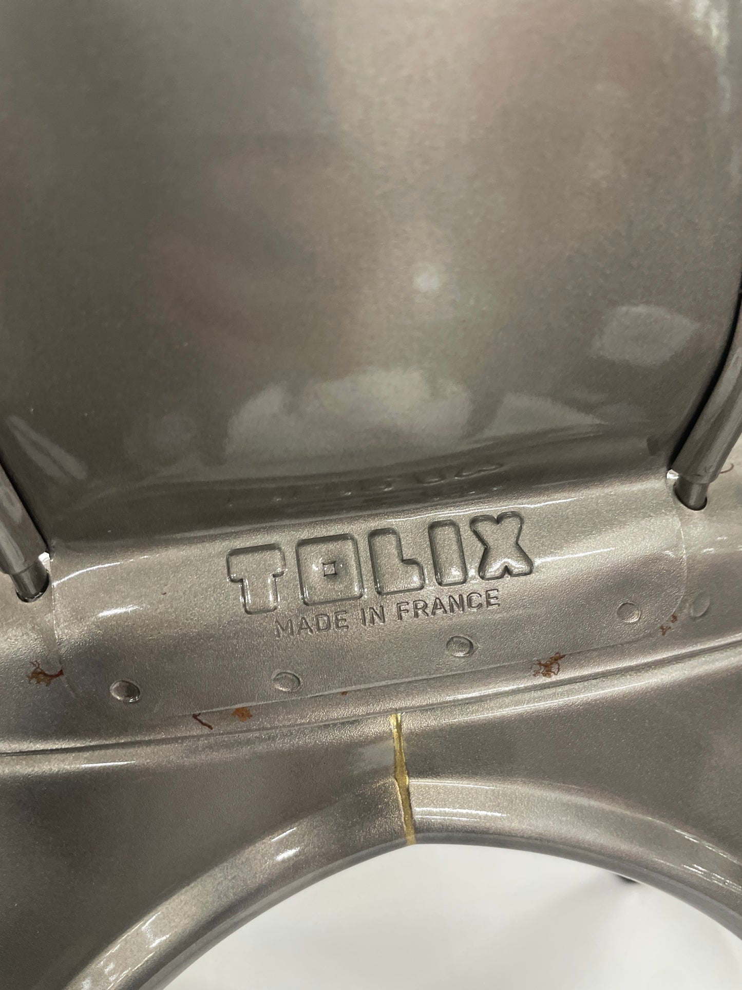 Tolix chrome metal bistro chair  4224