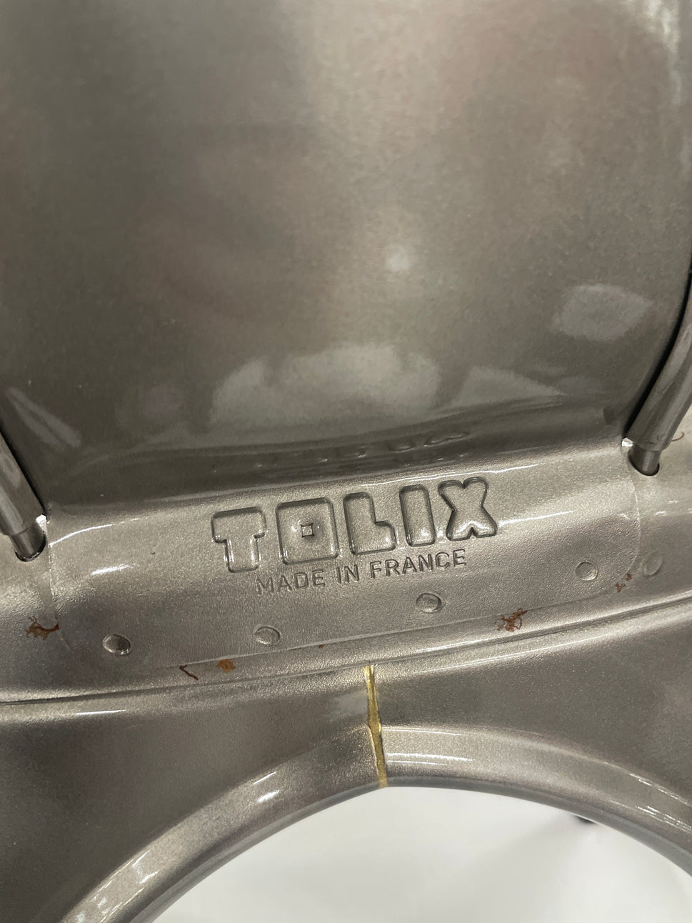 Tolix chrome metal bistro chair  4224