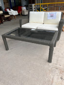 Switch Rattan and glass low rectangular coffee table 2225 3 image