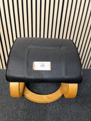 Switch Black leatherette, beech framed footstool  2425 2 image