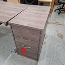 Switch Wooden 800 desk high pedestal  (800mm deep) - Grey Oak 2 image