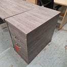 Switch Wooden 800 desk high pedestal  (800mm deep) - Grey Oak 3 image