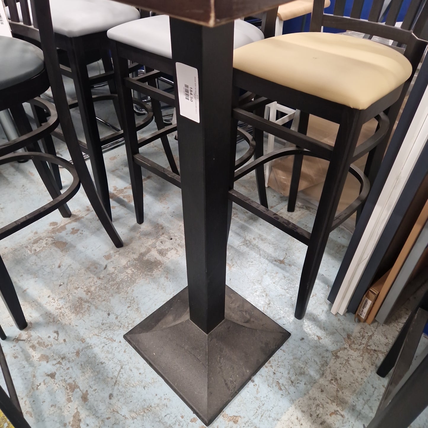 BRAND NEW Tall ORNATE black metal table base €150+VAT