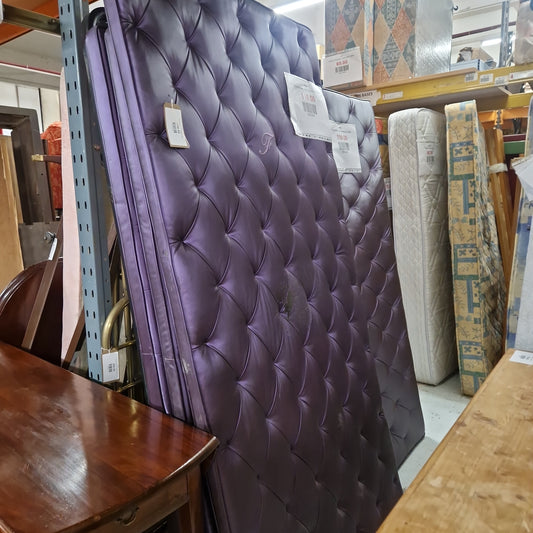 6ft purple fabric wall headboards