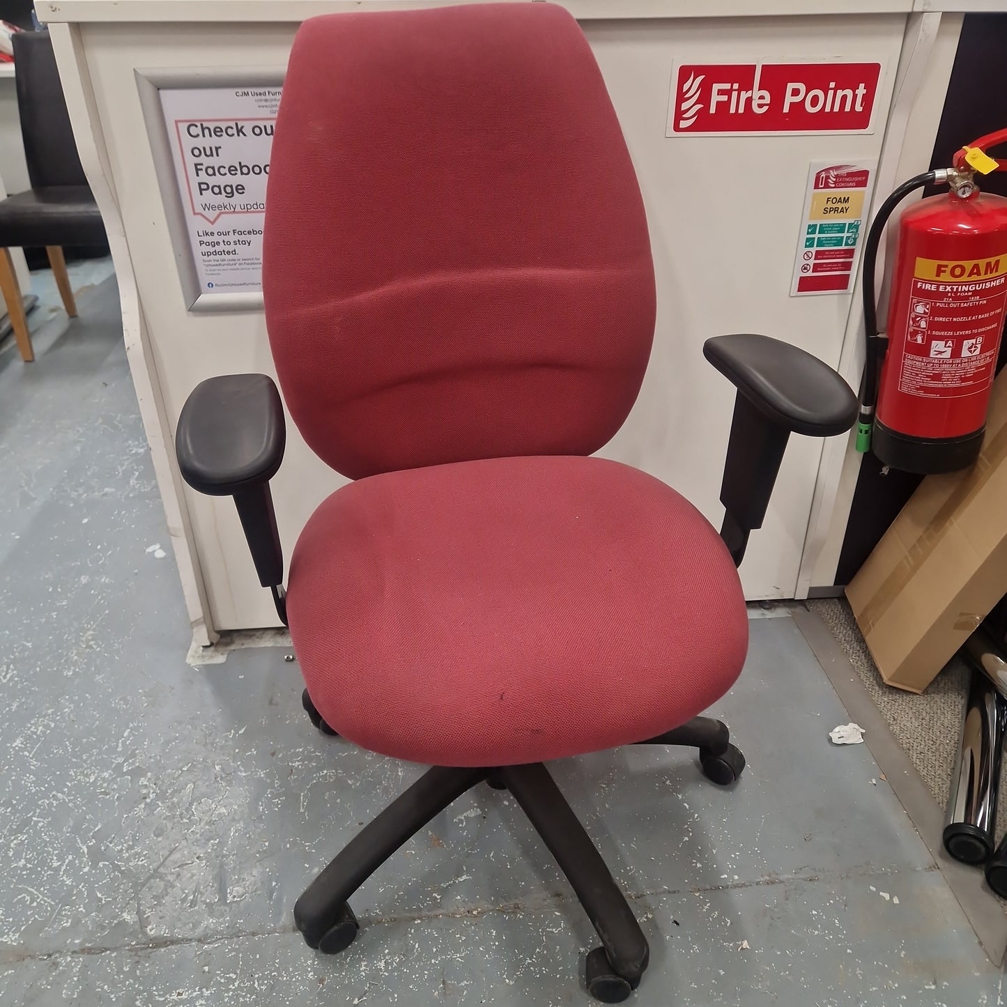 Cornwall multi functional operator chair with height adjustable arms   10/04/21