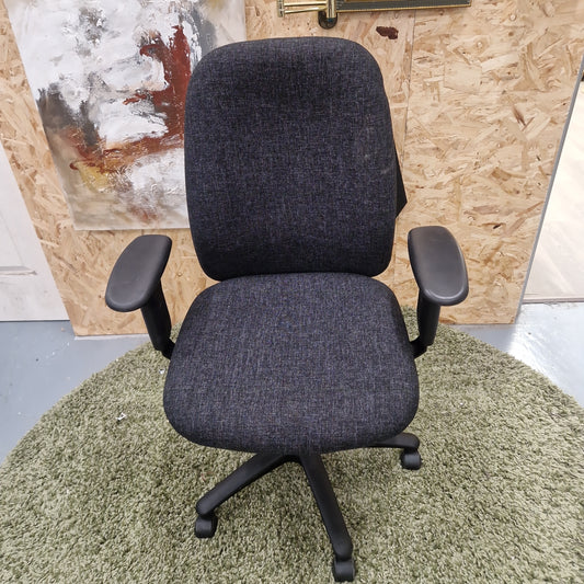 Charcoal Fabric Office Chair