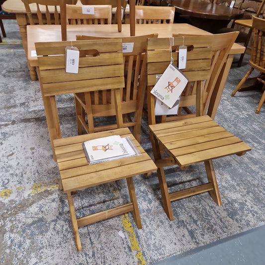 Wooden framed deck chair 1224