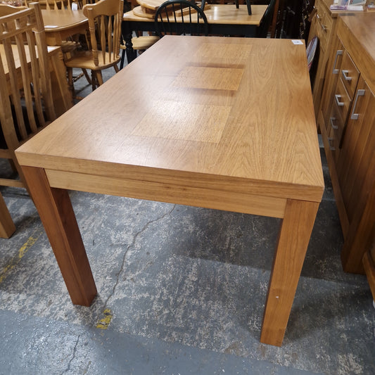 Large 5ft4 kitchen table, solid wood frame