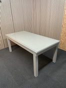 Switch Grey framed large kitchen table with glass top  (L 183 x W 90 cm) 3126 2 image