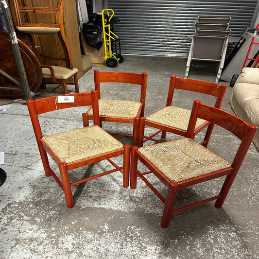 Red kitchen chairs