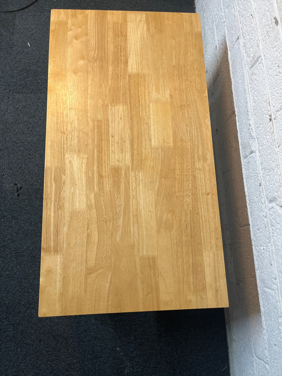 Hardwood low rectangular coffee table (H 45 x W 106 x D 56 cm) 3225