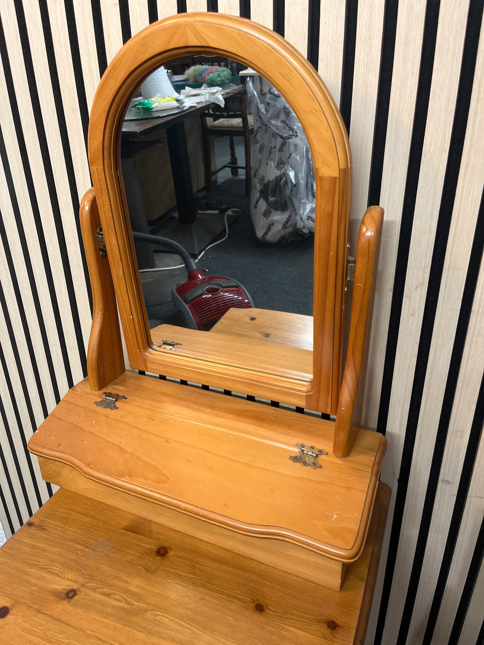 Pine dresser mirror  1126