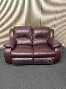 Switch Dark brown 2 seater leather recliner sofa  44371 2 image