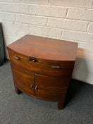 Switch Solid teak stained 2 door 1 drawer, 1 shelf bedside locker 2225 3 image