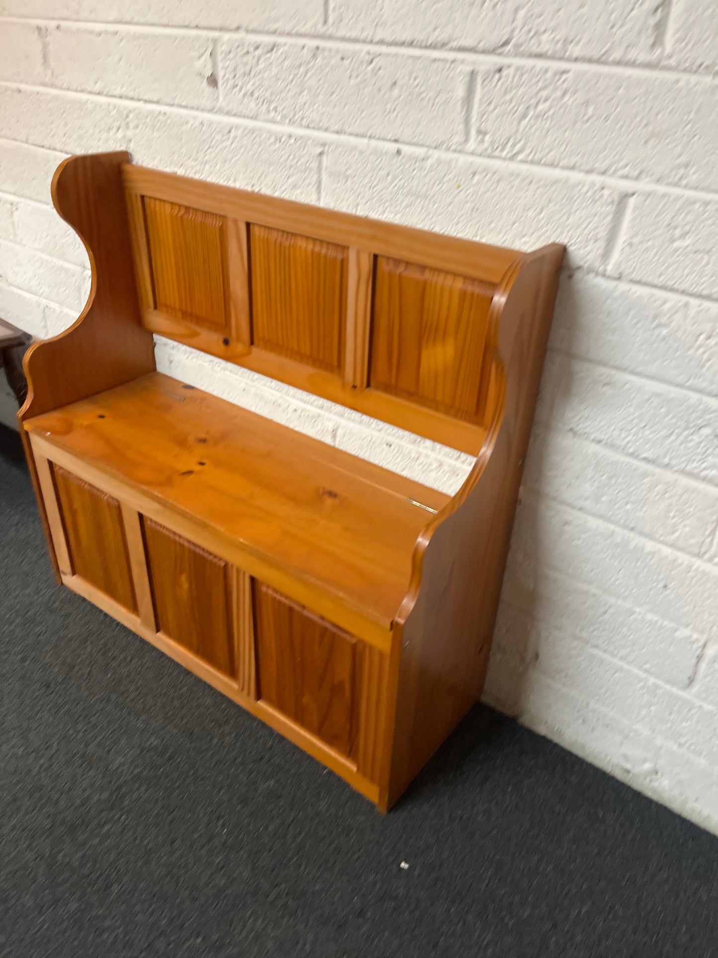 solid Pine monks bench  1325