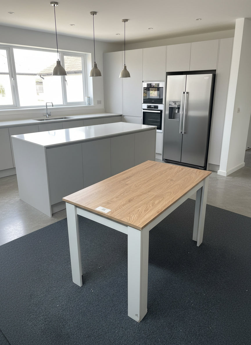 small oak laminate kitchen table  2425