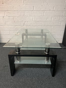 Switch Black framed glass coffee table  (H 43 x W 100 x D 43 cm) 2225 2 image