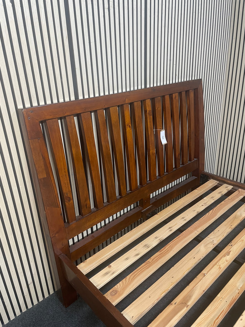 5ft solid wood high back bed frame (KING bedframe)  44610
