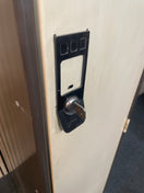 Switch Coffee and cream metal frame single door locker (WITH KEY) (H 170 x W 45 x D 30 cm) 3 image