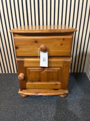 Switch Natural pine 1 drawer bedside locker 3126 2 image