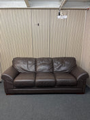 Switch 3 seater dark brown leather sofa 1126 2 image
