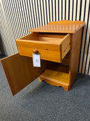 Switch Solid pine 1 door 1 drawer bedside locker  43398 3 image