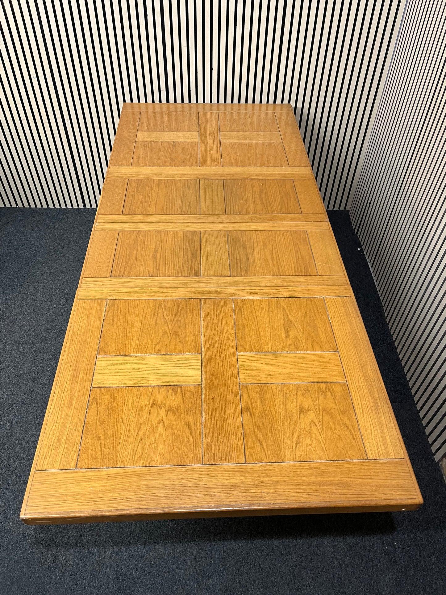 Solid oak extendable dining table (L 140 - 210 x W 90 cm) 3126
